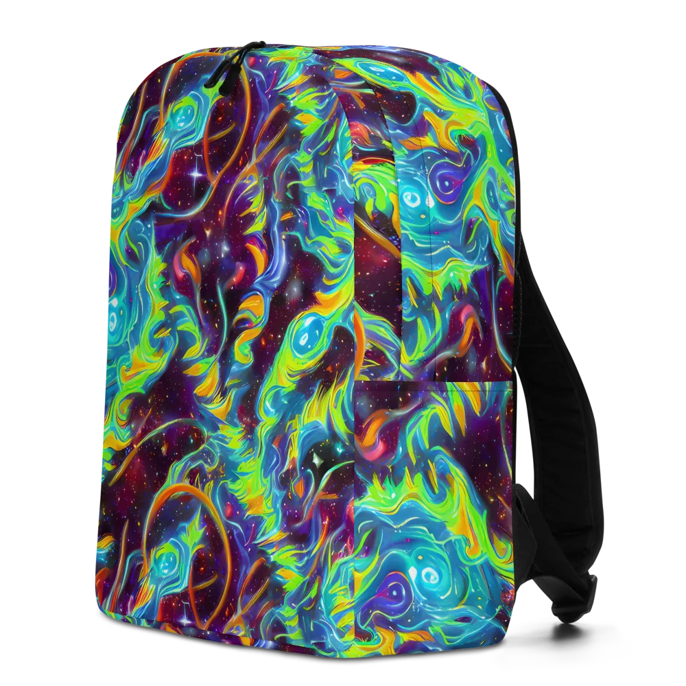 Nova Ribbons on Minimalist Backpack — Left