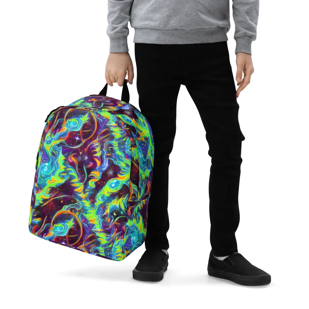 Nova Ribbons on Minimalist Backpack — Zoomed-in