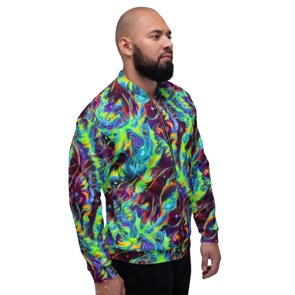 Nova Ribbons on Bomber Jacket — Right