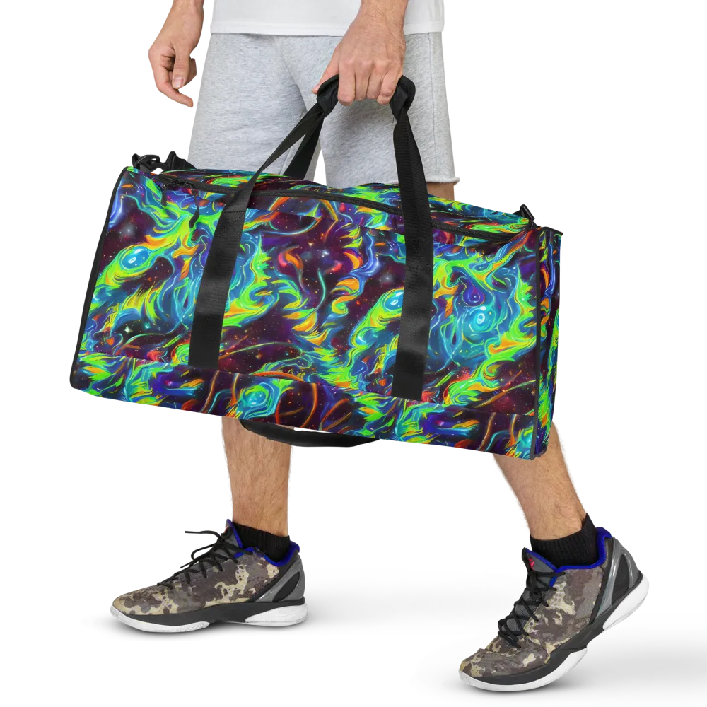 Nova Ribbons on Duffle Bag — Front