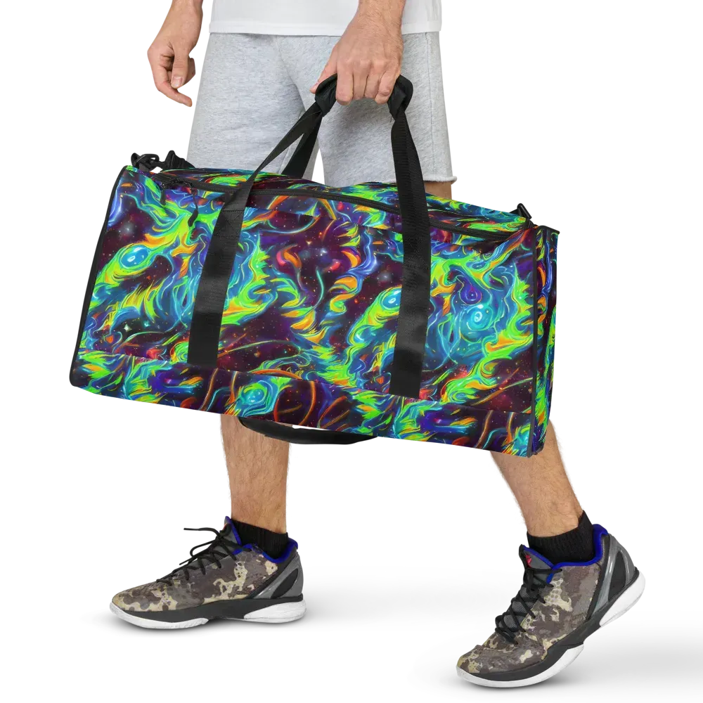 Nova Ribbons on Duffle Bag — Front