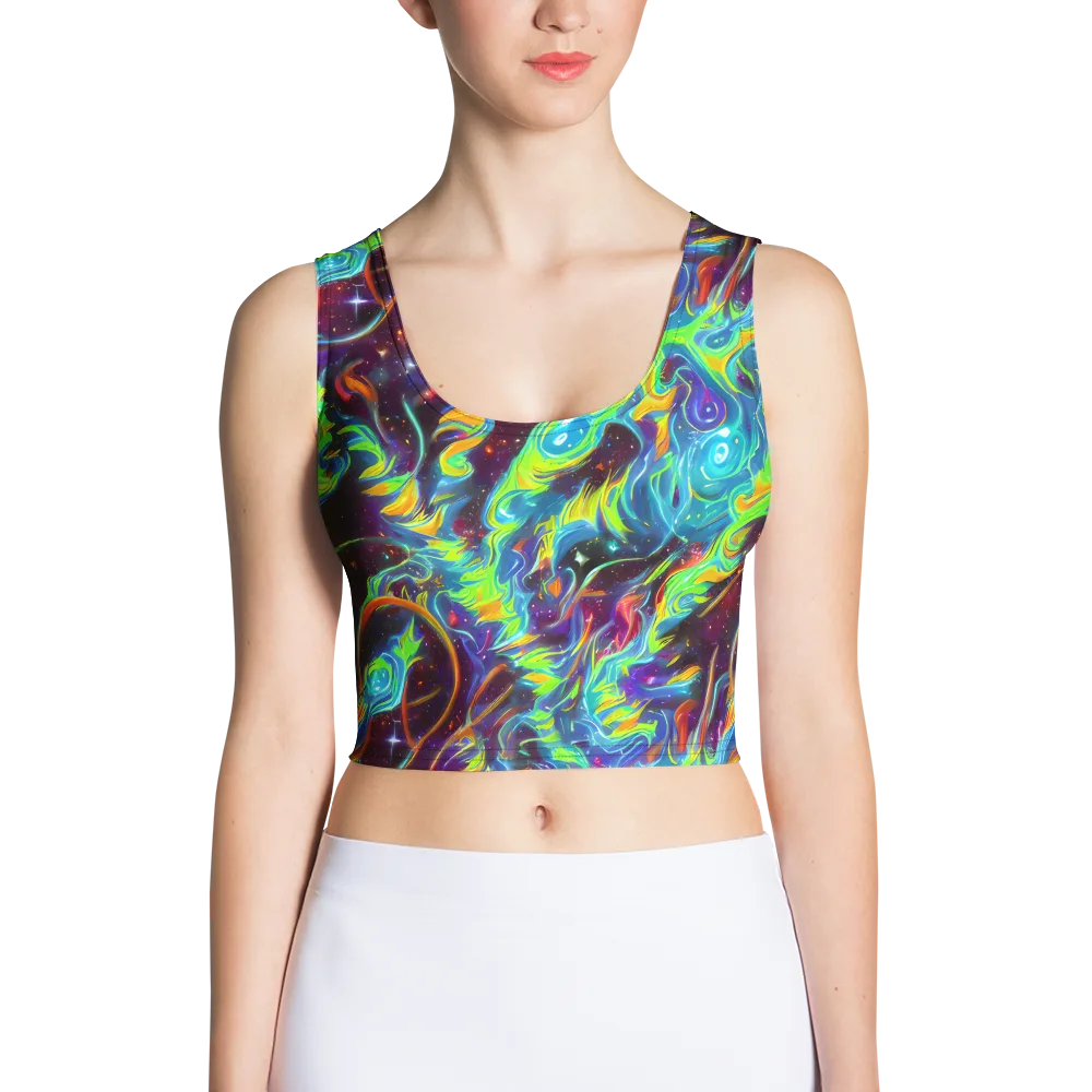 Nova Ribbons on Crop Top — Front