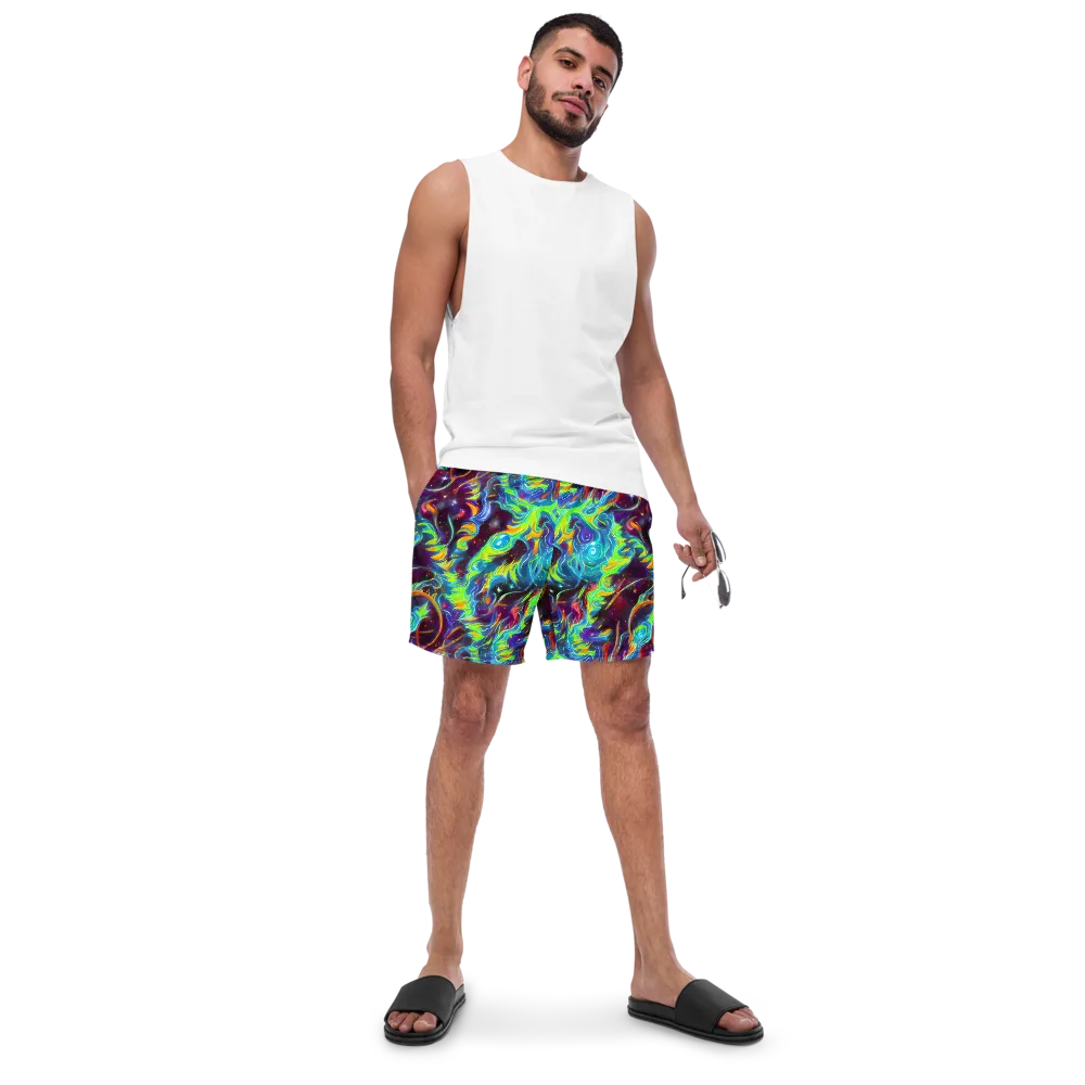 Nova Ribbons on Swim Trunks — Front