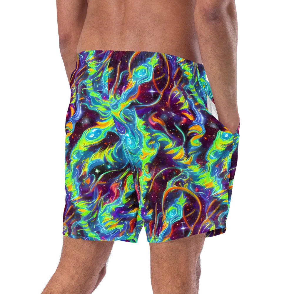 Nova Ribbons on Swim Trunks — Right Back