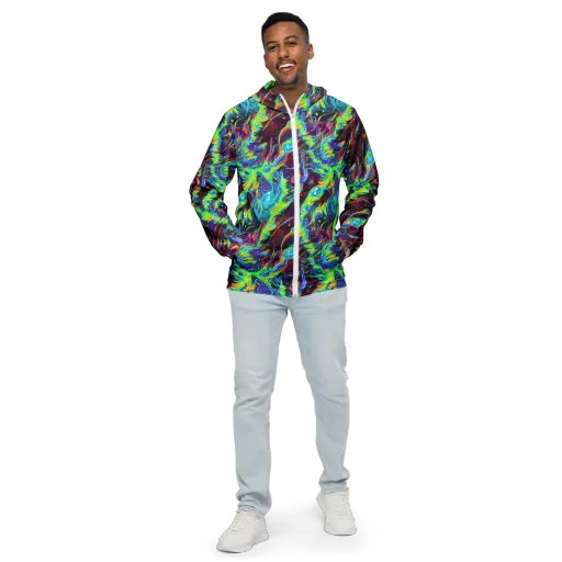 Nova Ribbons on a Men's Windbreaker