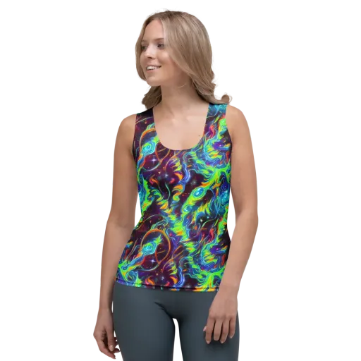 Nova Ribbons on a Women's Tank Top