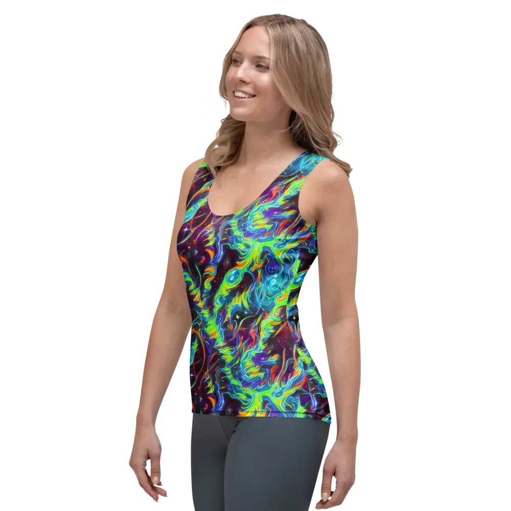 Nova Ribbons on Women's Tank Top — Left Front