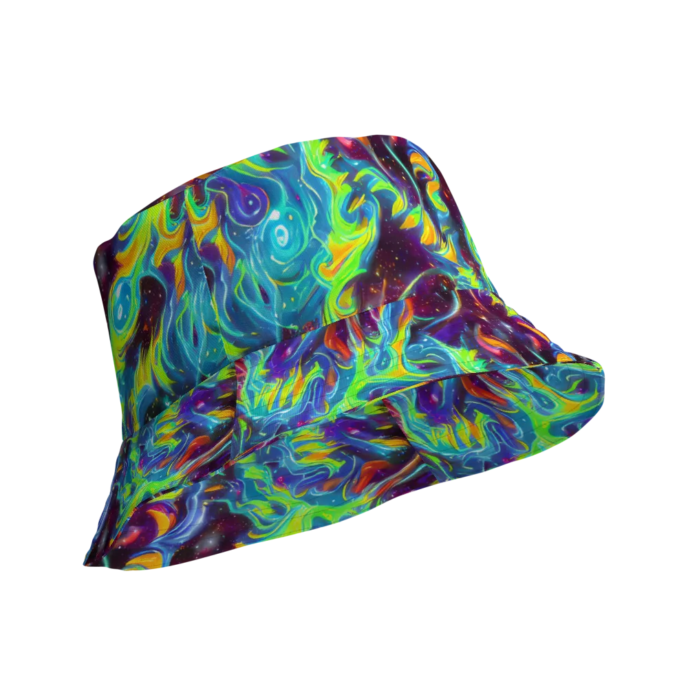 Nova Ribbons on Reversible Bucket Hat — Product details Outside