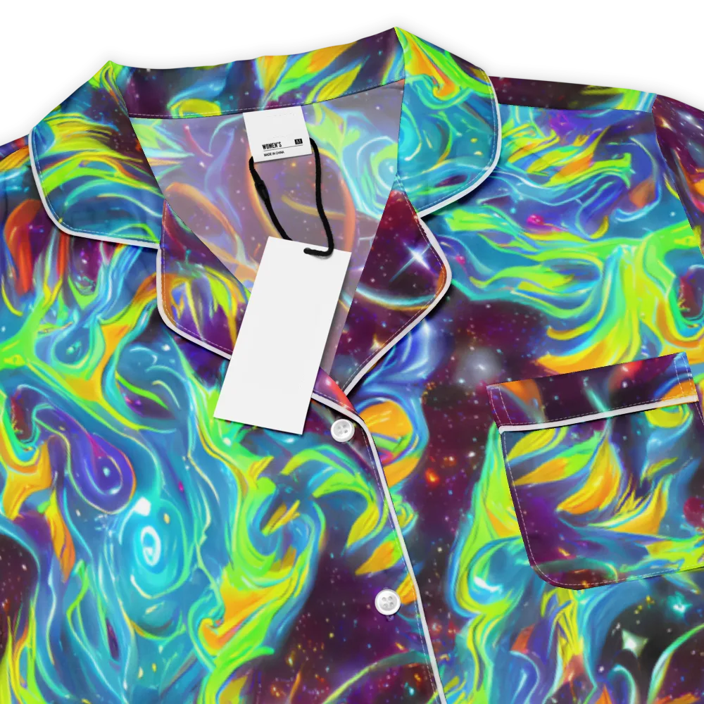 Nova Ribbons on Women's Short Sleeve Pajama Top — Product details
