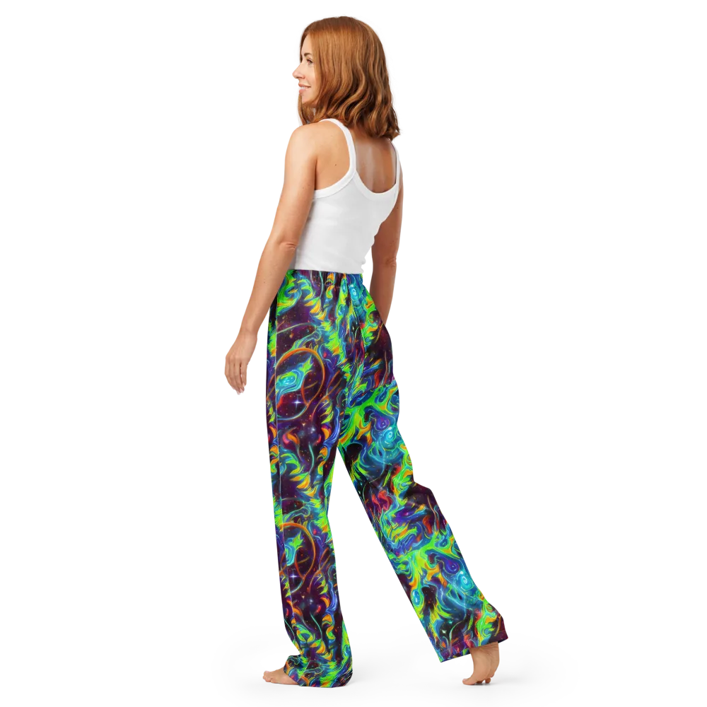 Nova Ribbons on Women's Pajama Pants — Back
