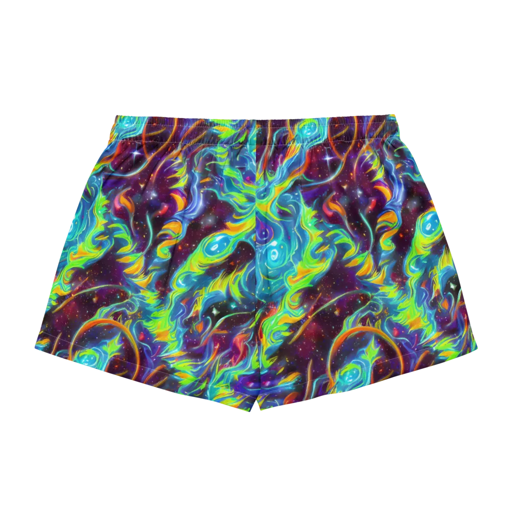 Nova Ribbons on Women's Pajama Shorts — Back