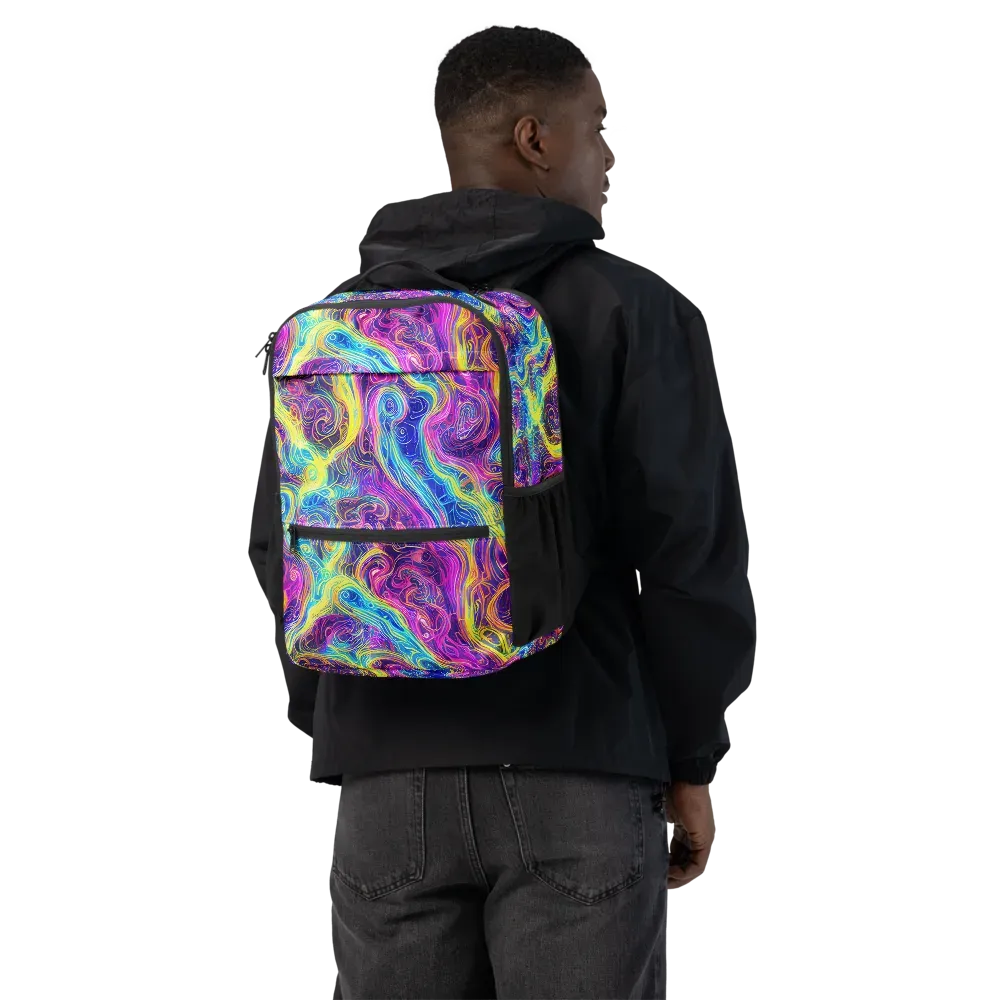 Saturated Dream on Utility Backpack — Back