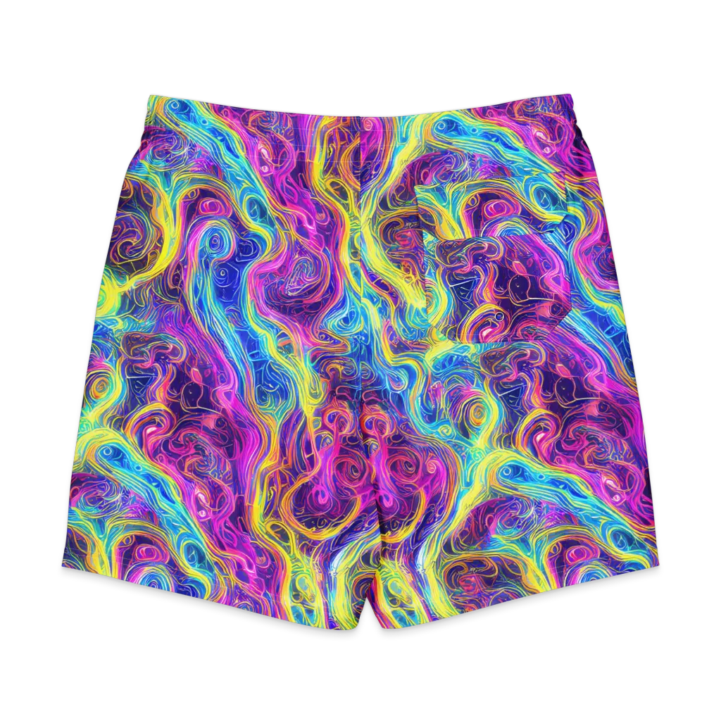 Saturated Dream on Men's Board Shorts — Back
