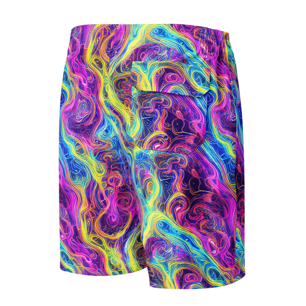 Saturated Dream on Men's Board Shorts — Back