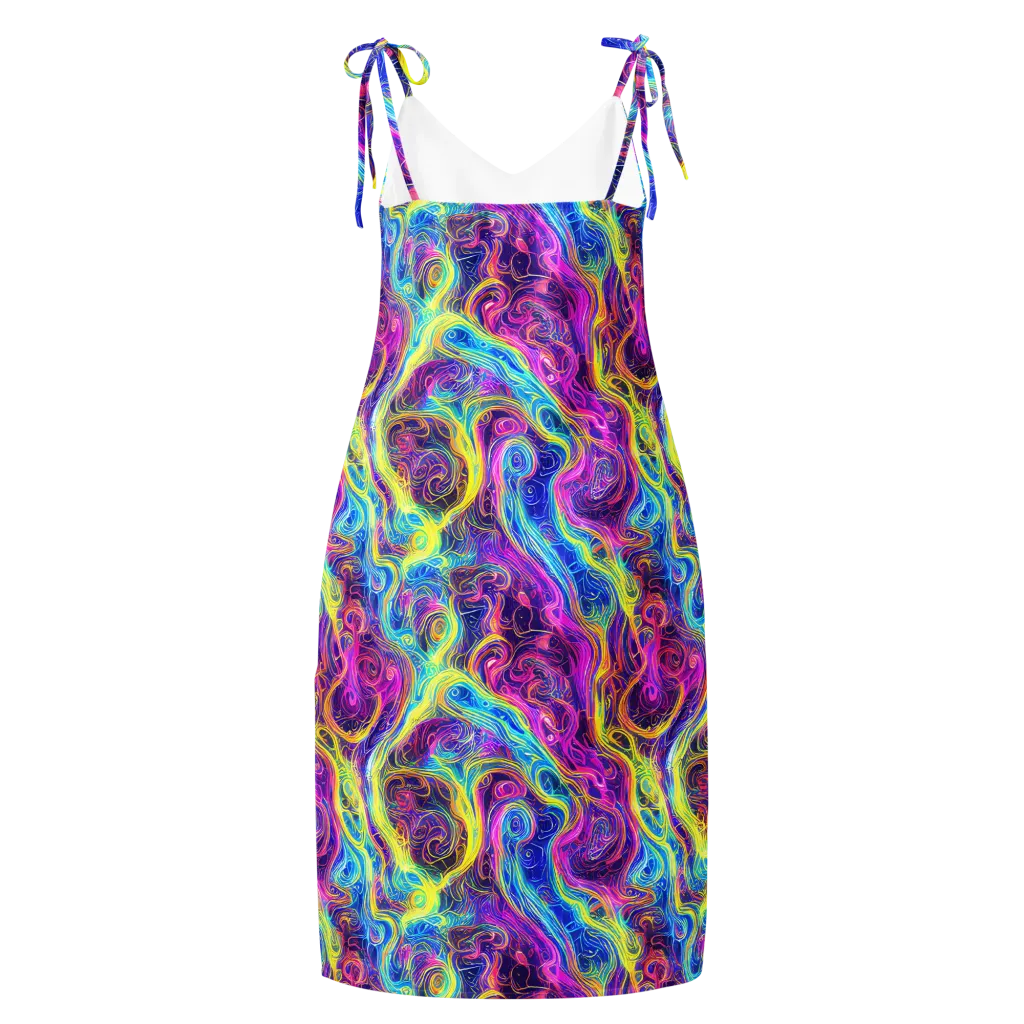Saturated Dream on Slip Dress — Back