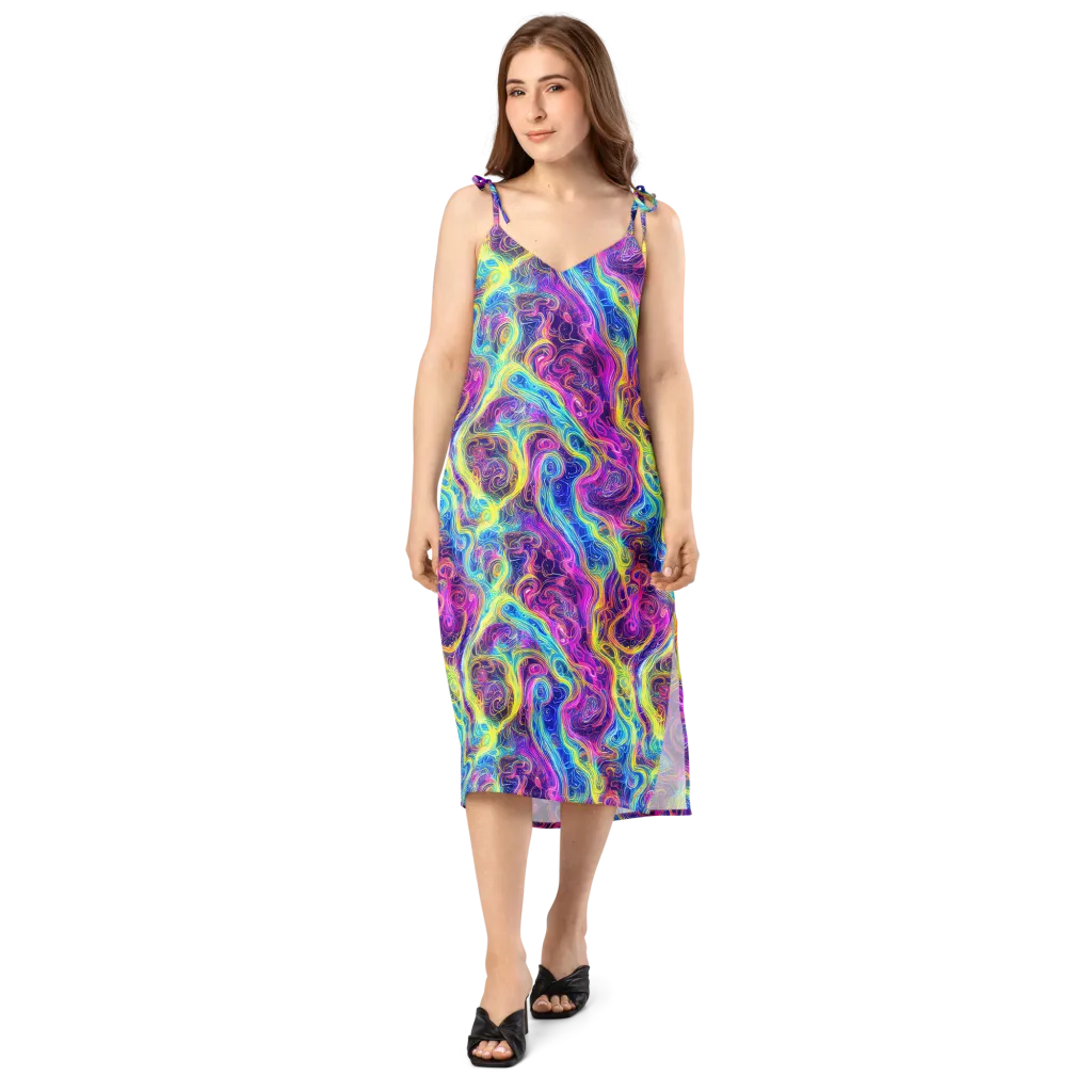 Saturated Dream on Slip Dress — Front