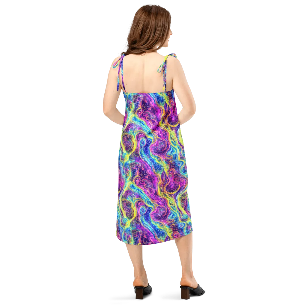 Saturated Dream on Slip Dress — Back