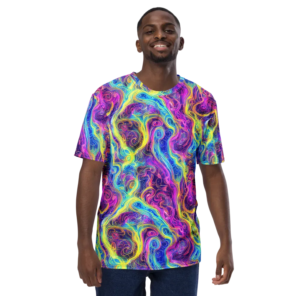 Saturated Dream on Men's Crew Neck T-Shirt — Front