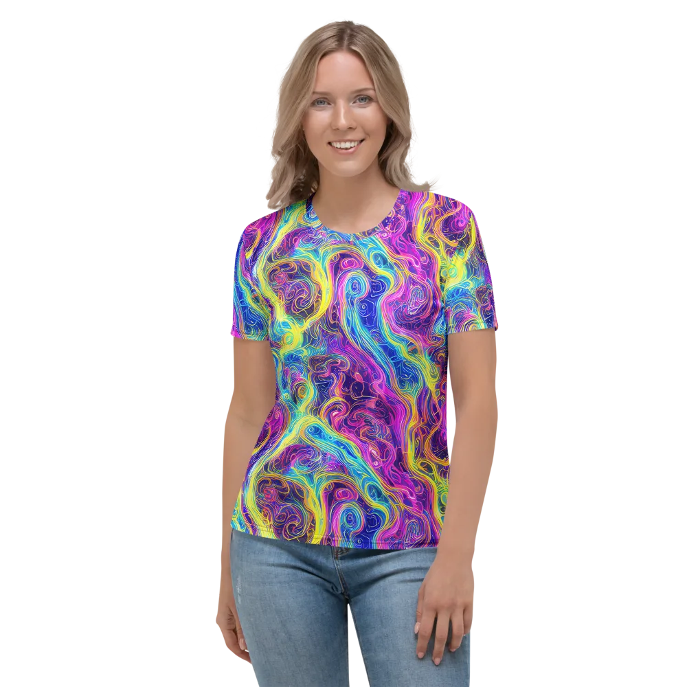 Saturated Dream on Women's Crew Neck T-Shirt — Front