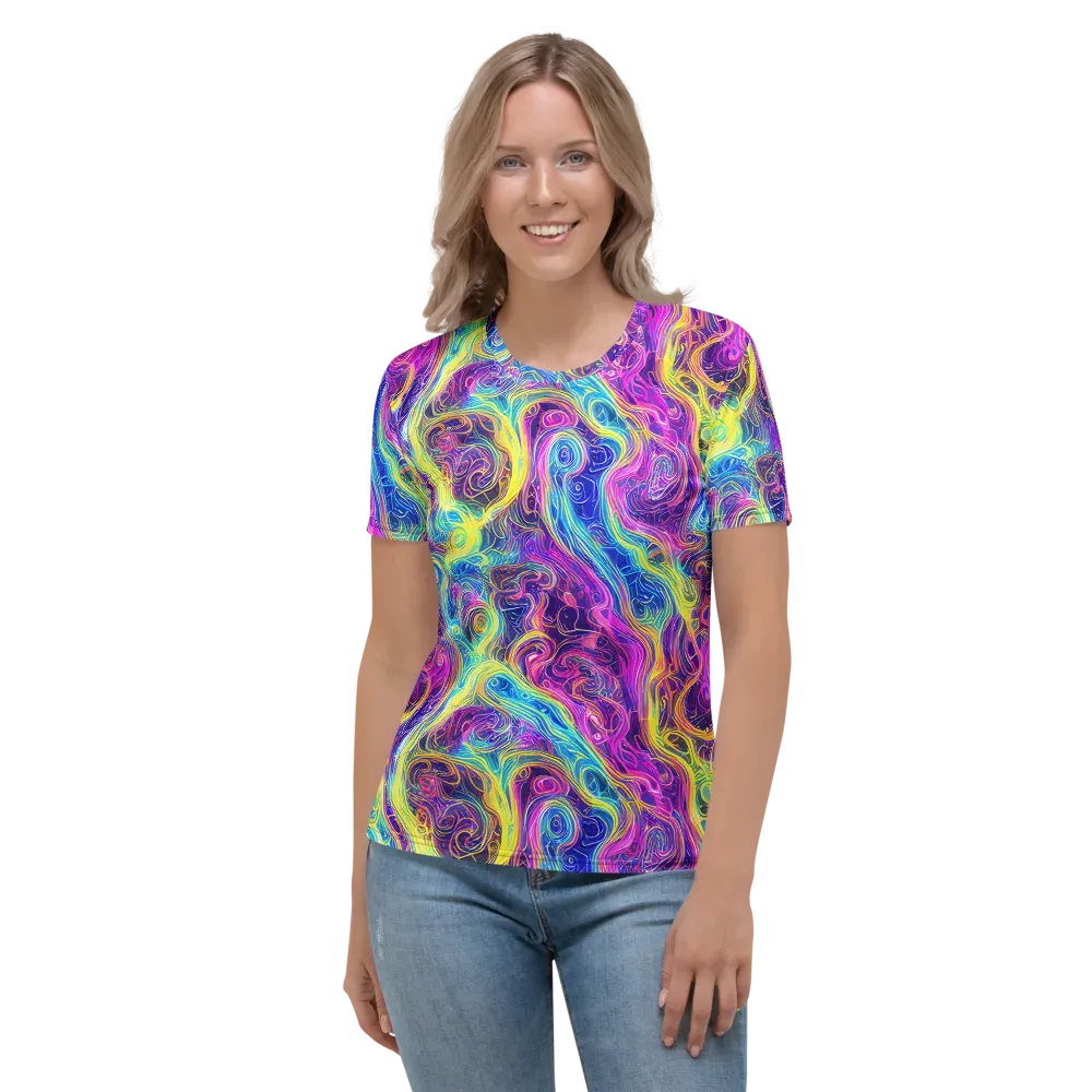 Saturated Dream on Women's Crew Neck T-Shirt — Front