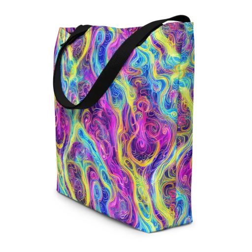 Saturated Dream on a Large Tote Bag W/ Pocket