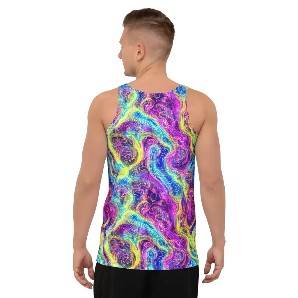 Saturated Dream on Men's Tank Top — Back
