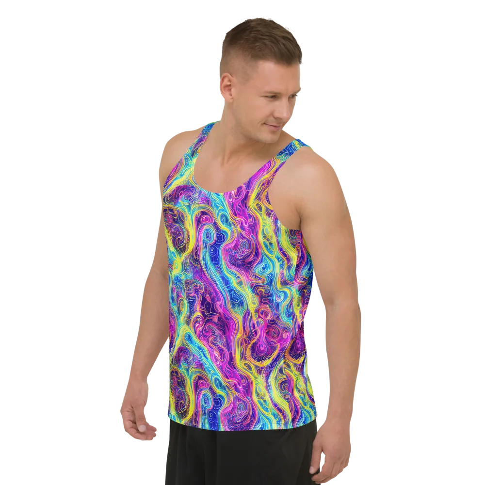 Saturated Dream on Men's Tank Top — Left Front