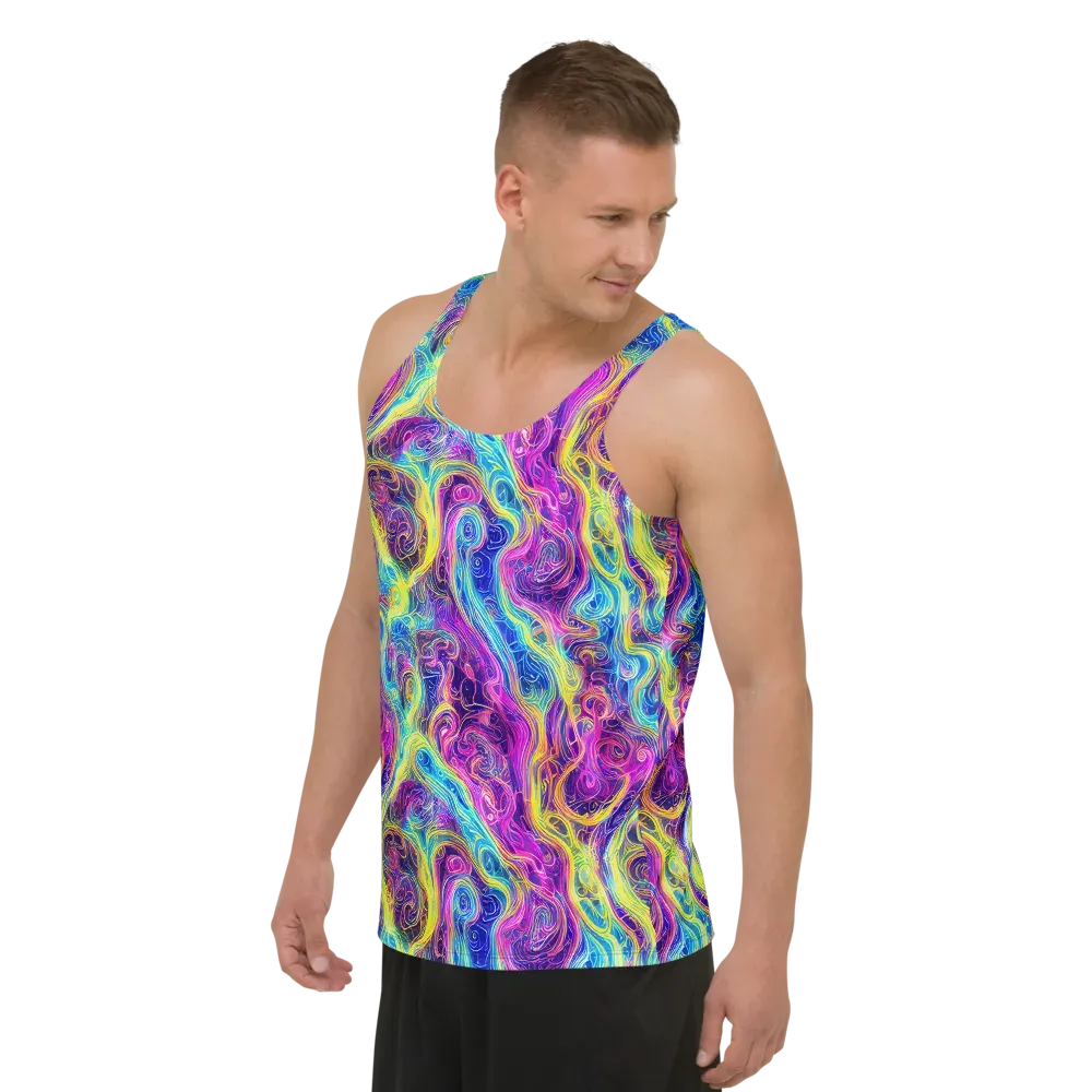 Saturated Dream on Men's Tank Top — Left Front