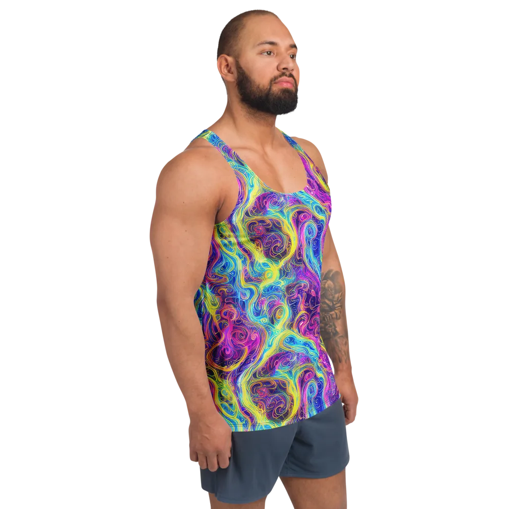 Saturated Dream on Men's Tank Top — Right Front