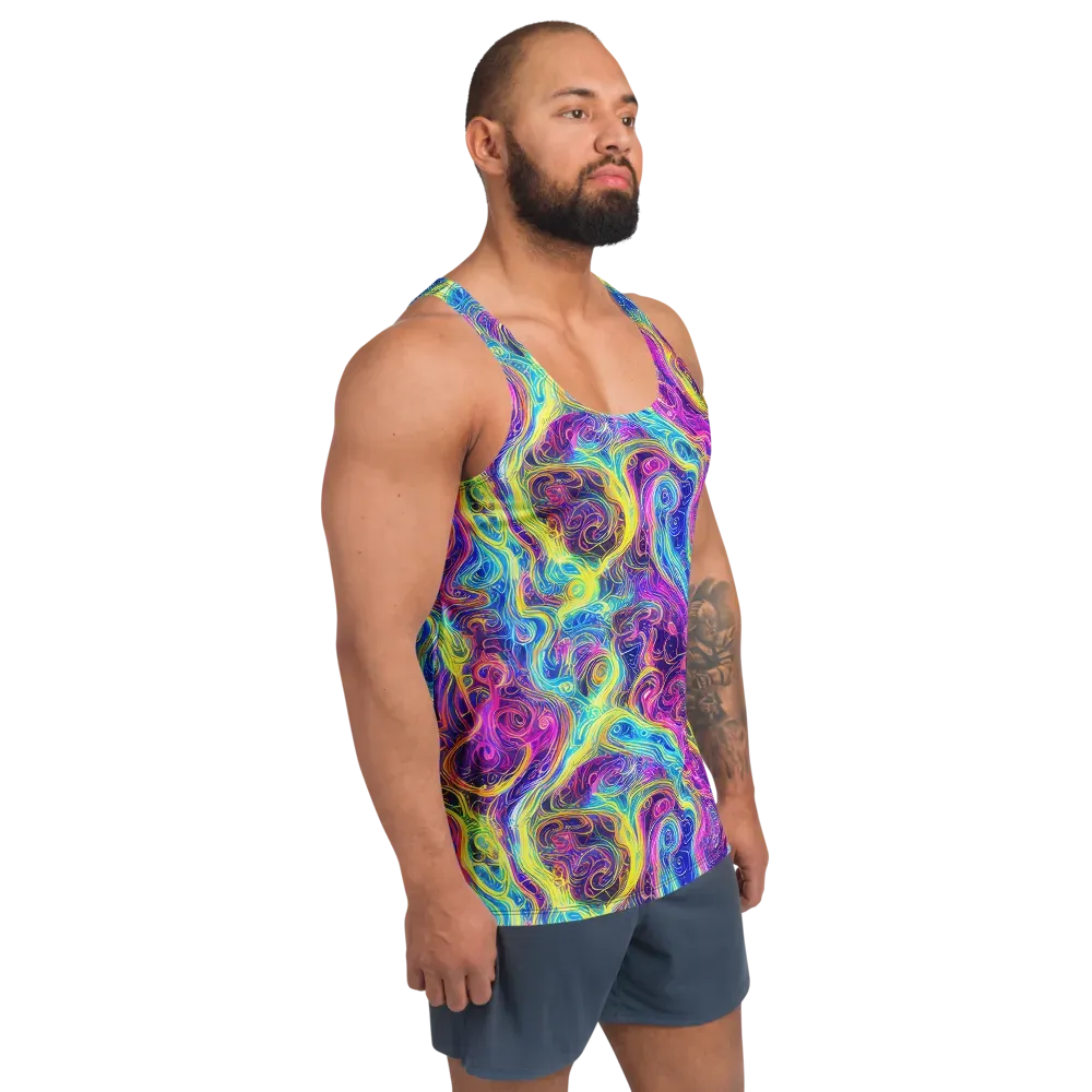 Saturated Dream on Men's Tank Top — Right Front