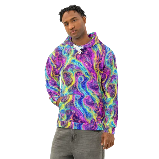 Saturated Dream on a Cotton Hoodie