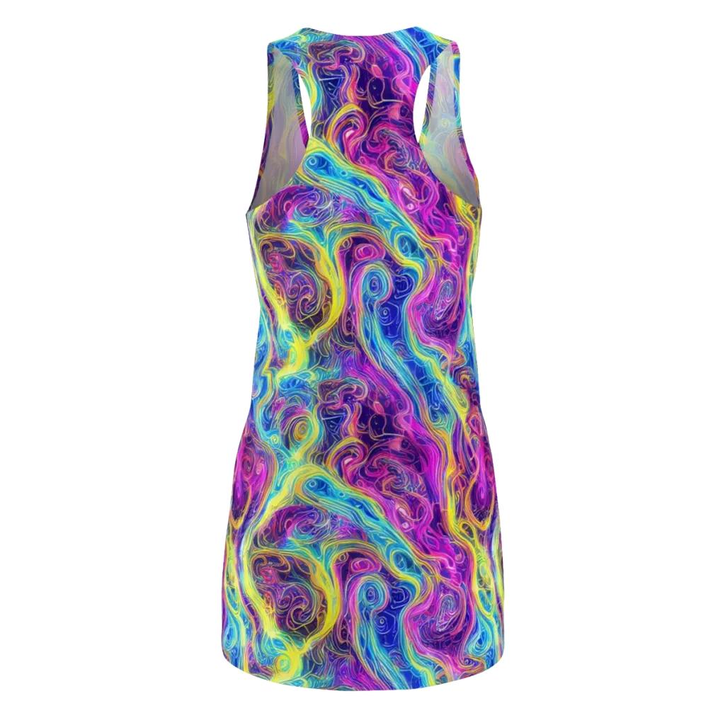 Saturated Dream on Racerback Dress — Back