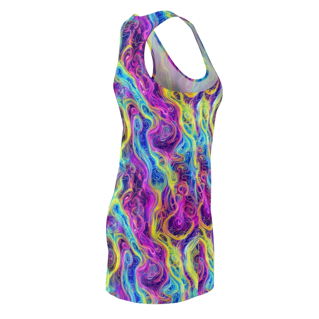 Saturated Dream on Racerback Dress — Back Side