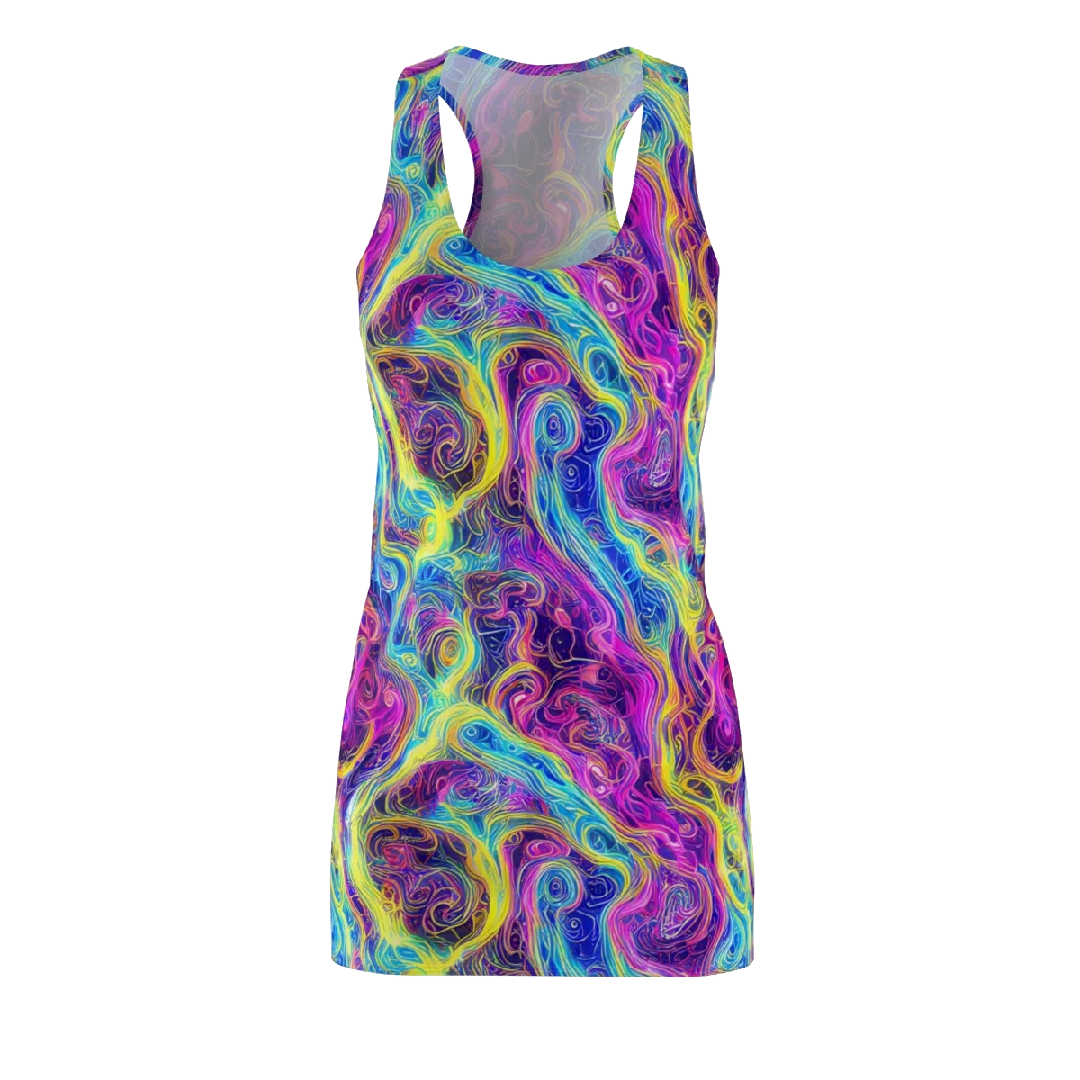 Saturated Dream on Racerback Dress — Front