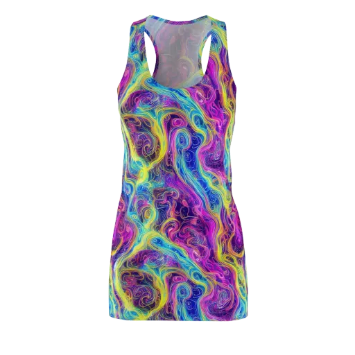 Saturated Dream on a Racerback Dress