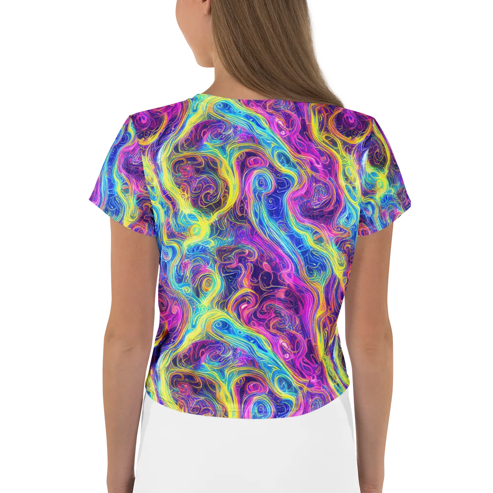 Saturated Dream on Crop Tee — Back