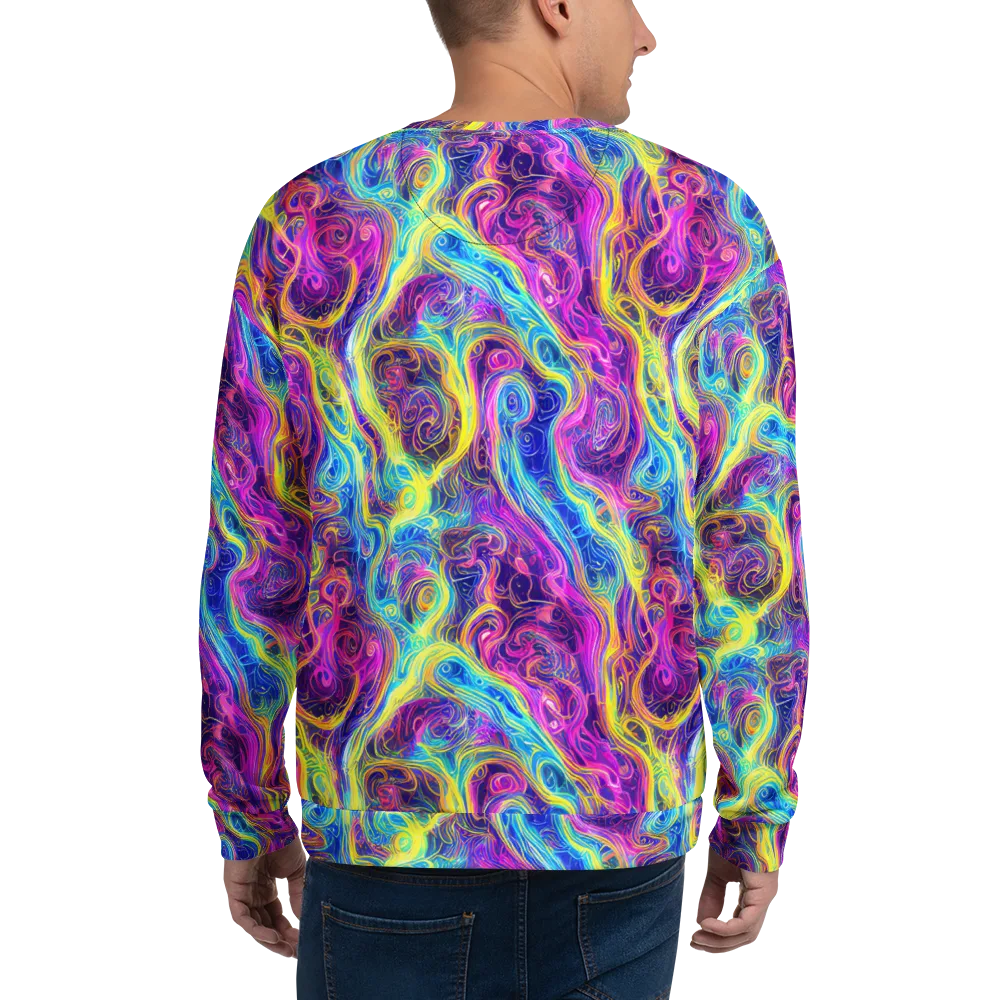 Saturated Dream on Sweatshirt — Back