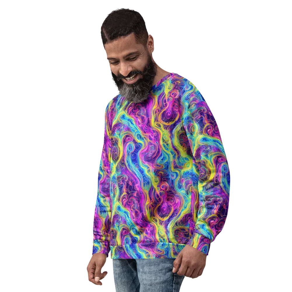 Saturated Dream on Sweatshirt — Left Front