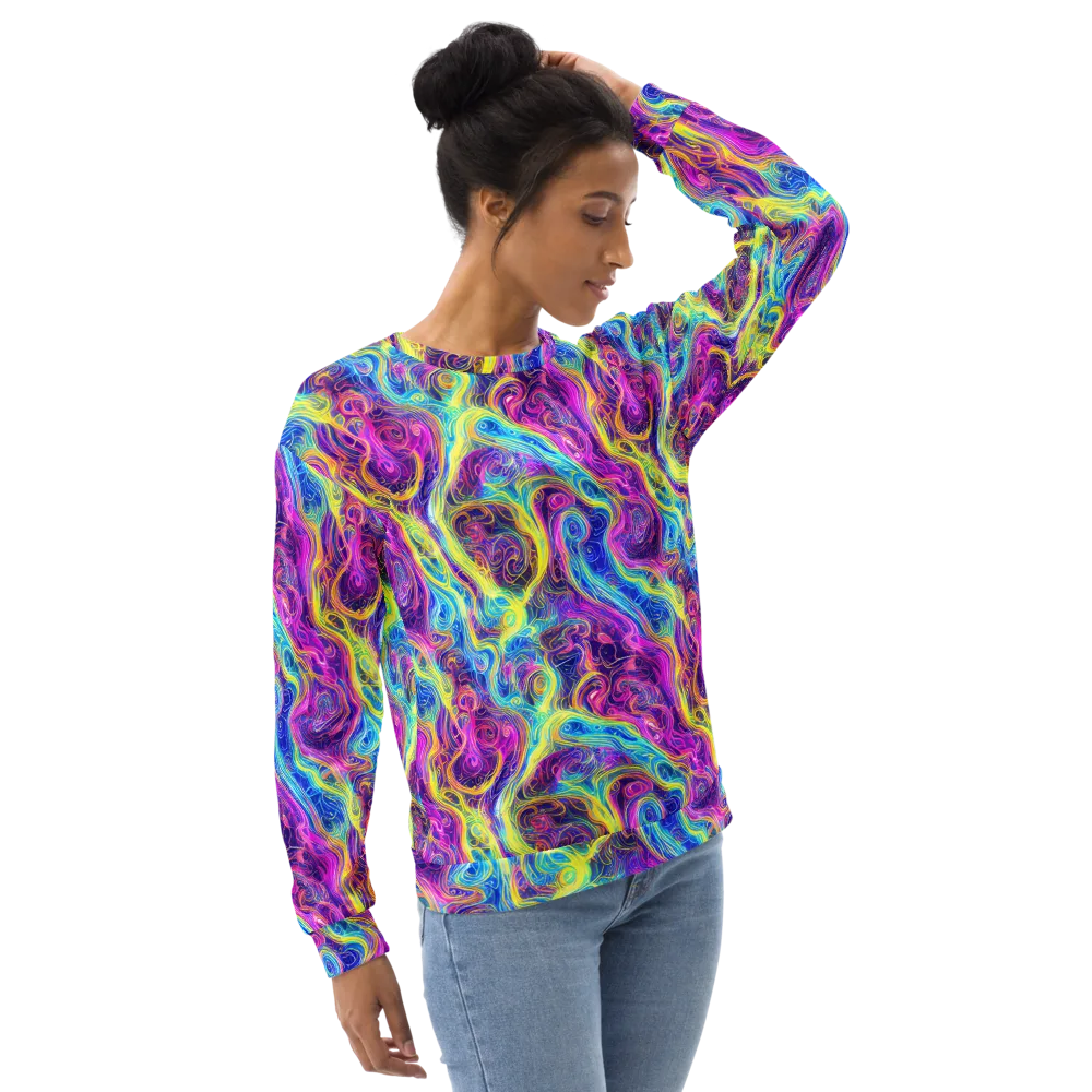 Saturated Dream on Sweatshirt — Right Front