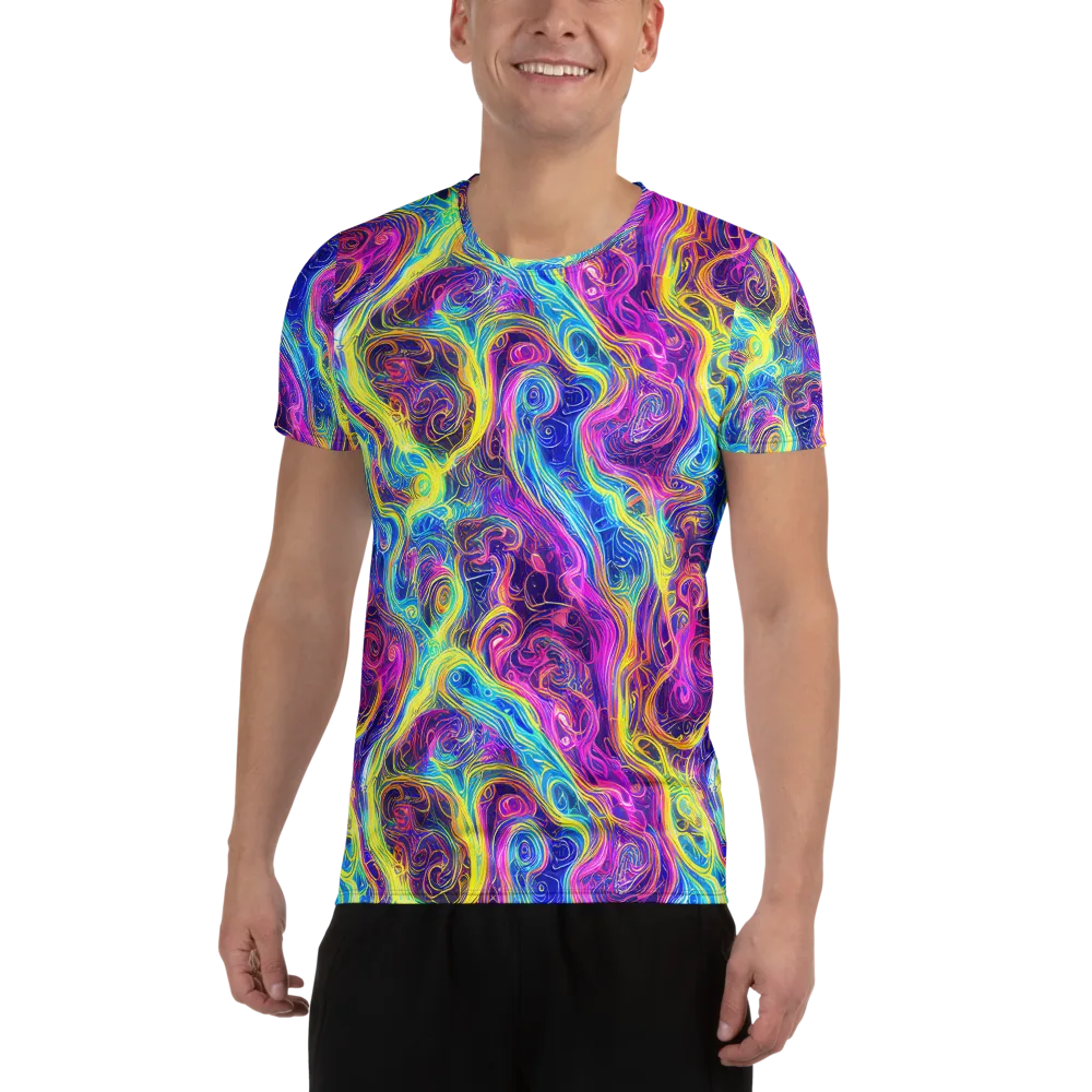 Saturated Dream on Men's Athletic T-Shirt — Front