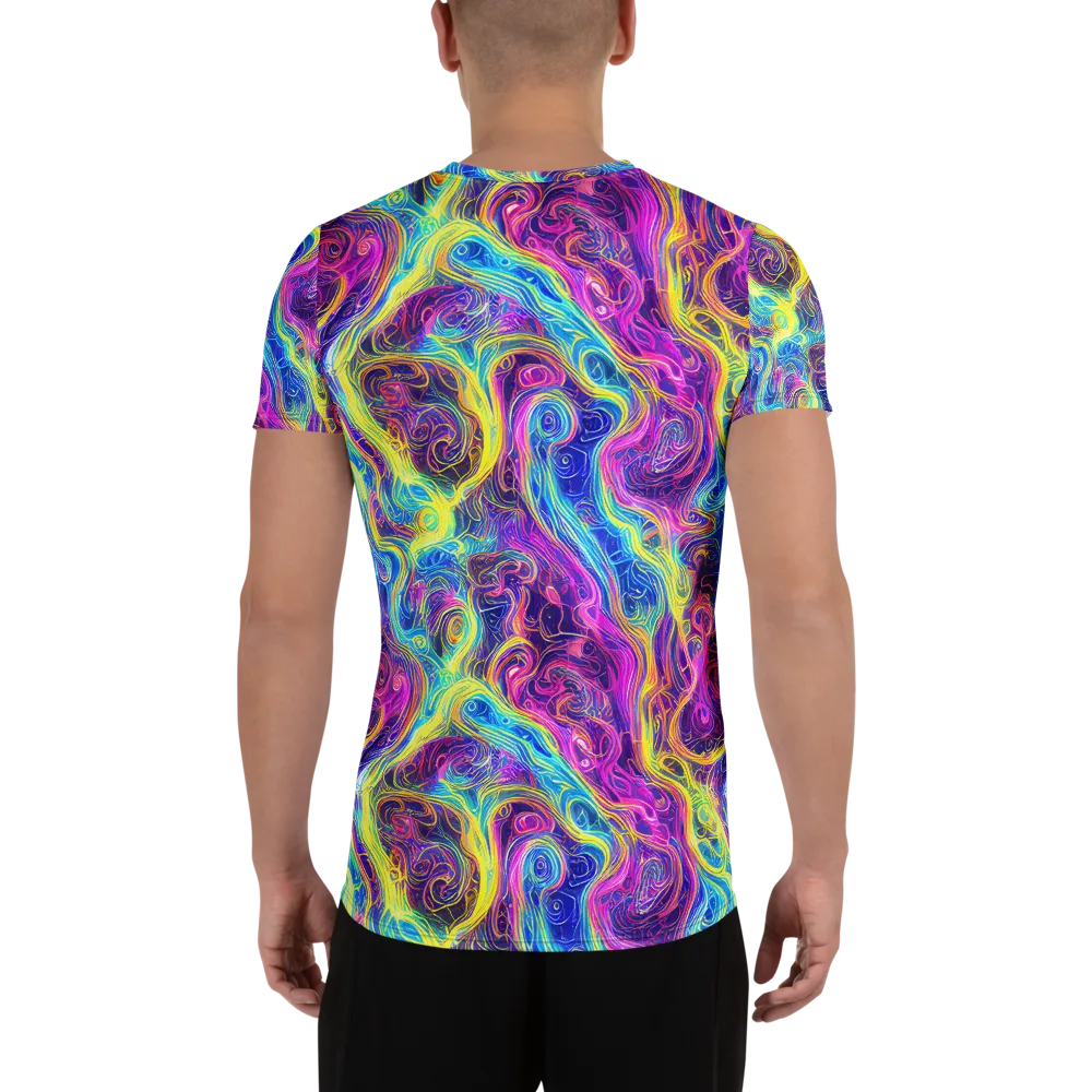 Saturated Dream on Men's Athletic T-Shirt — Back