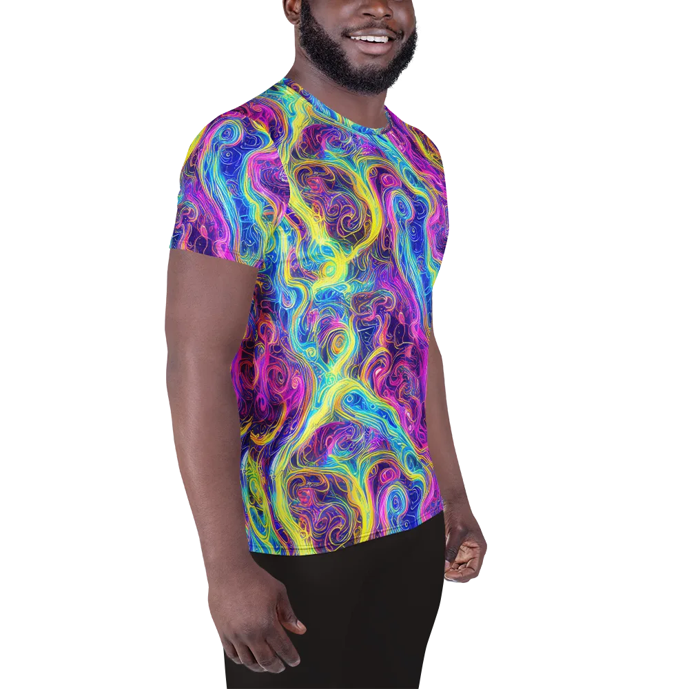 Saturated Dream on Men's Athletic T-Shirt — Right