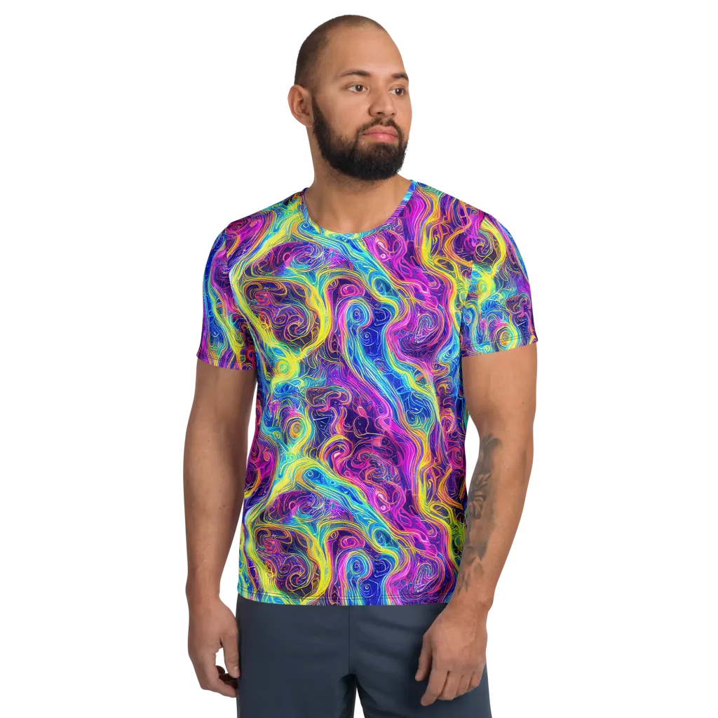 Saturated Dream on Men's Athletic T-Shirt — Front