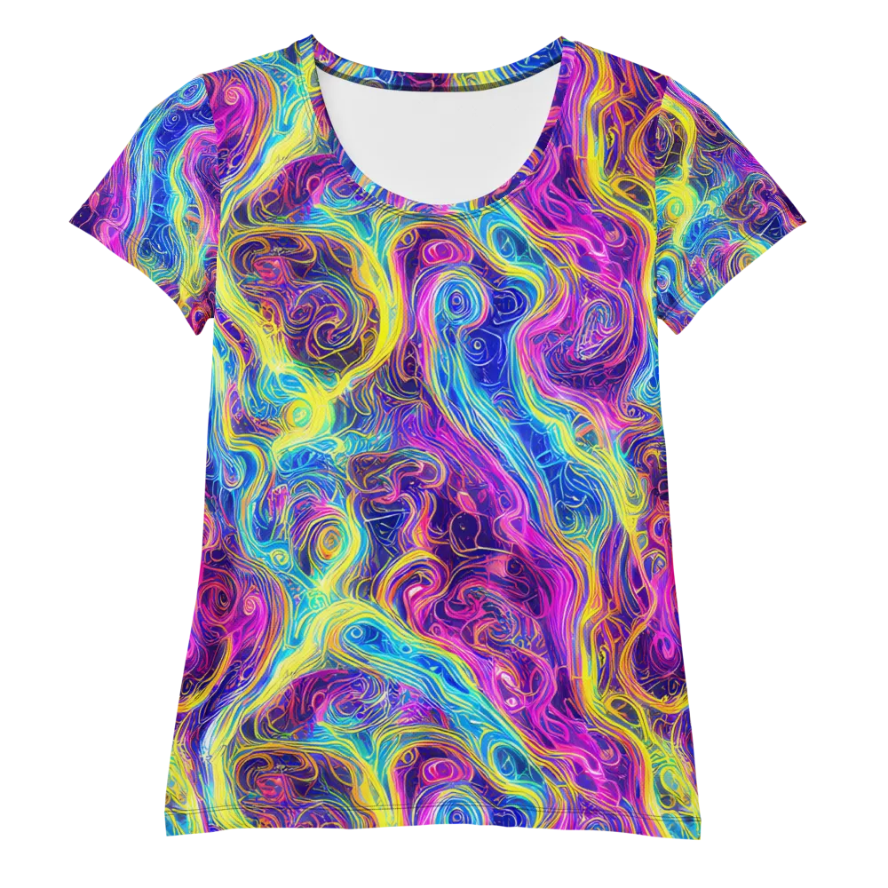 Saturated Dream on Women's Athletic T-Shirt — Front