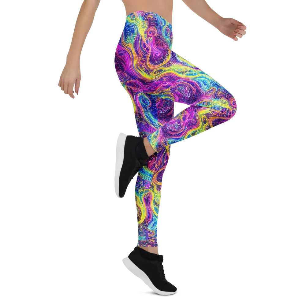 Saturated Dream on Leggings — Right