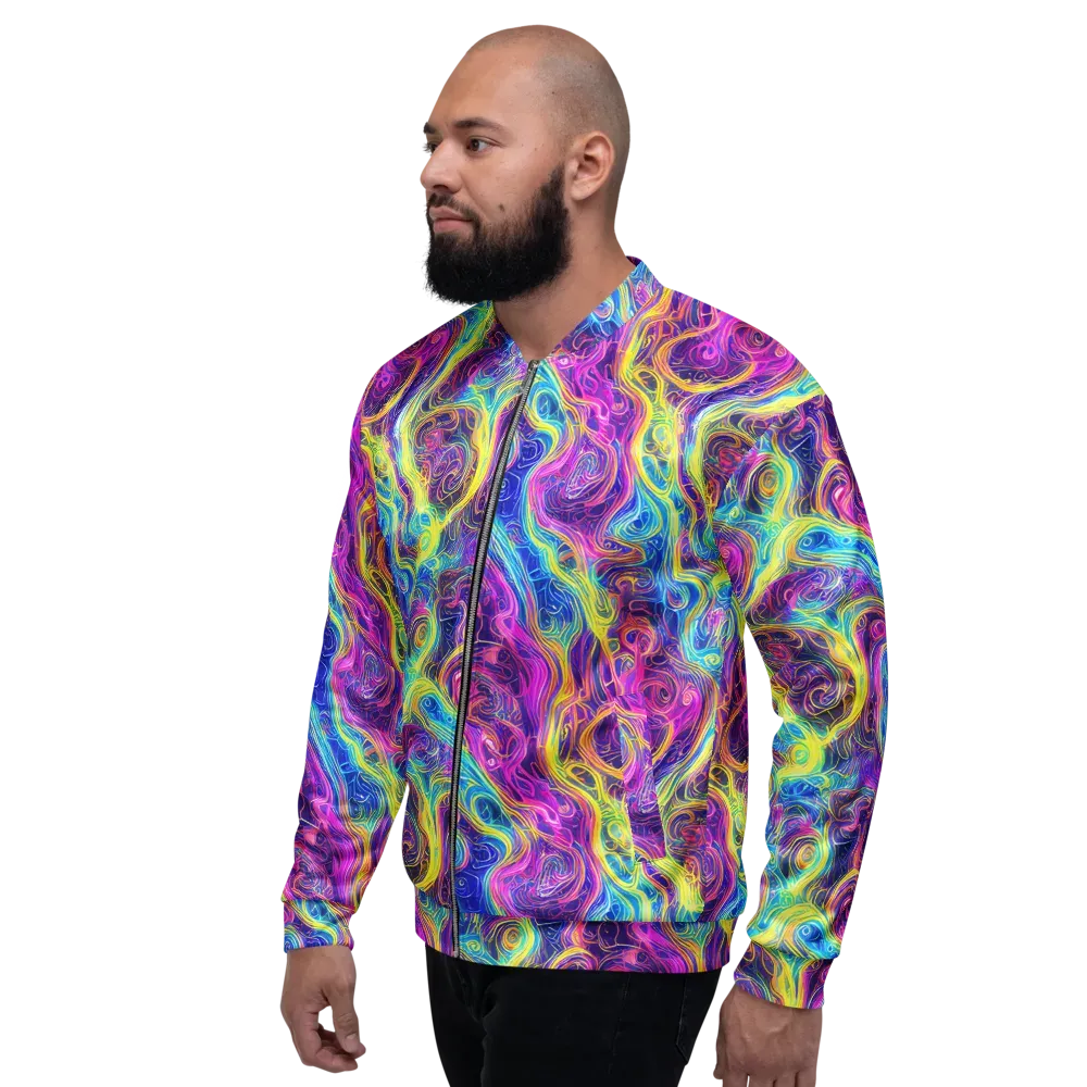 Saturated Dream on Bomber Jacket — Left