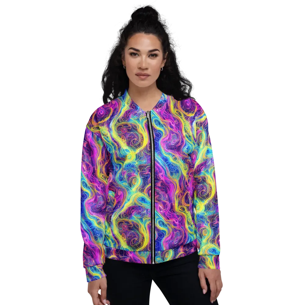 Saturated Dream on Bomber Jacket — Front