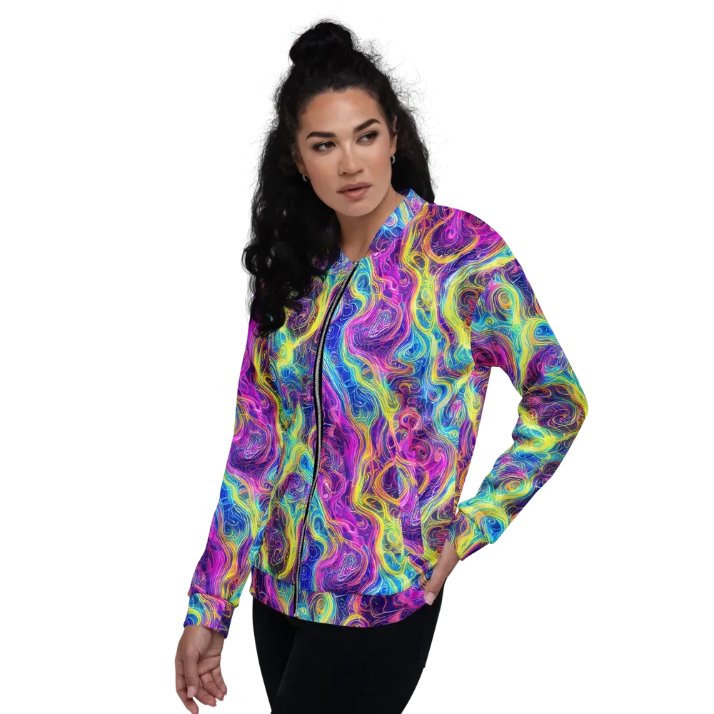 Saturated Dream on Bomber Jacket — Left