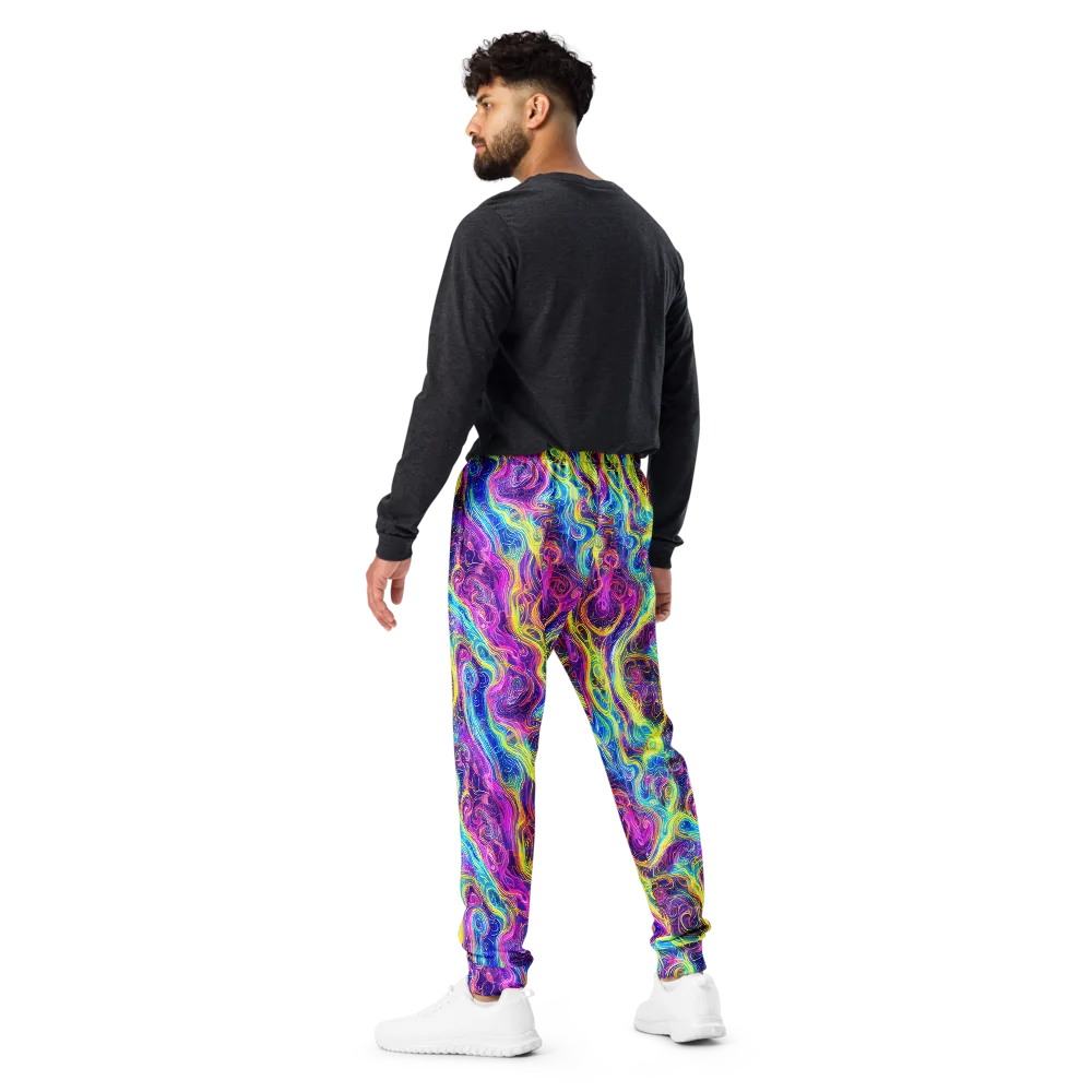 Saturated Dream on Men's Joggers — Back