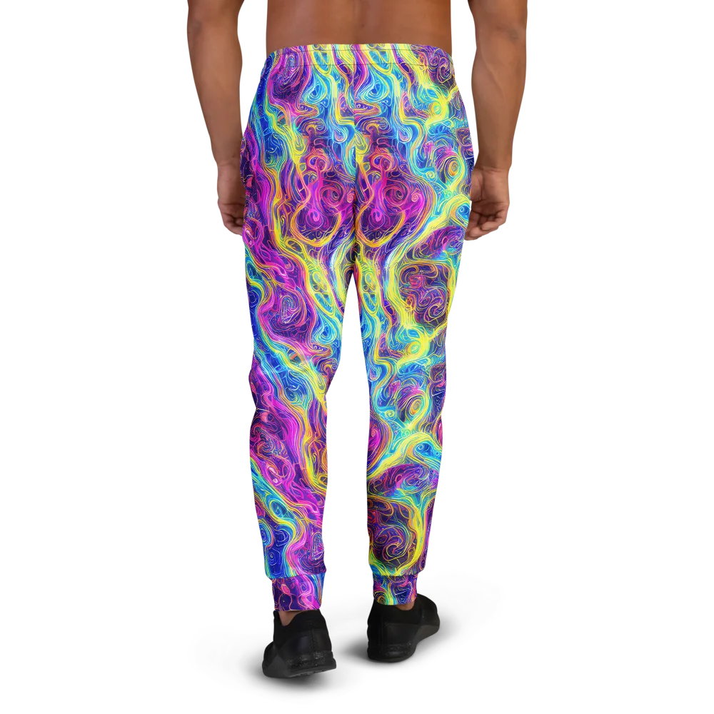 Saturated Dream on Men's Joggers — Back